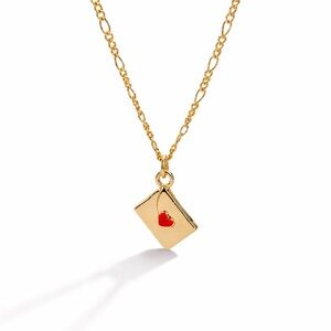 New! Gold Love Letter Pendant Necklace NWOT